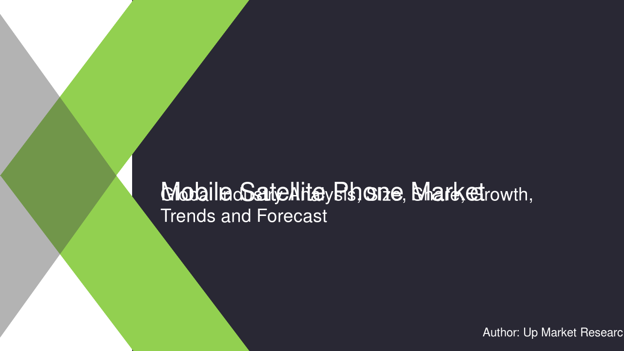 Global Mobile Satellite Phone Report Thumbnail