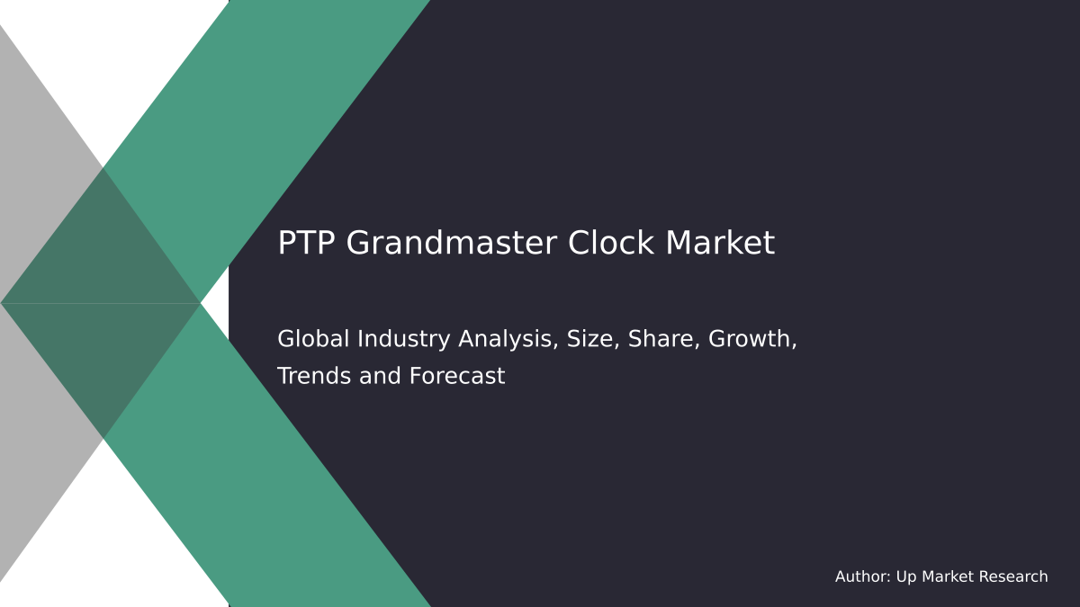 PTP Grandmaster Clock Market Size, Share, Opportunities & Forecast