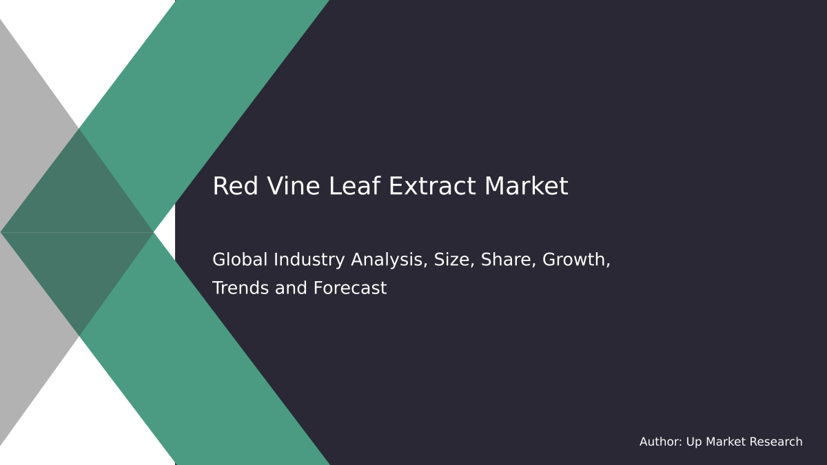 Global Red Vine Leaf Extract Report Thumbnail
